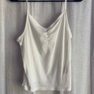 white tank top